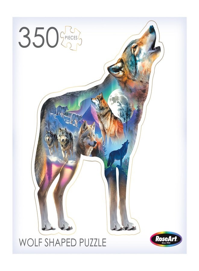 RoseArt - Big Shaped - Wolf II - 350 Piece Jigsaw Puzzle for Adults - Image 2